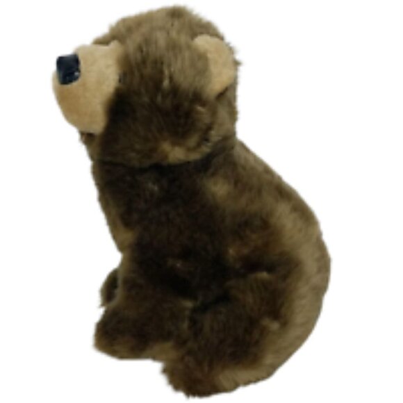 Legends Lipco Brown Bear Plush Zoo Stuffed Animal 9.5" - Picture 4 of 5